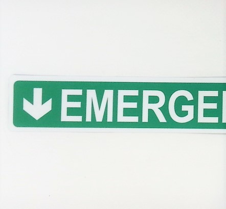 Decal - Emergency Escape - VFS100-326 - VFS Ltd