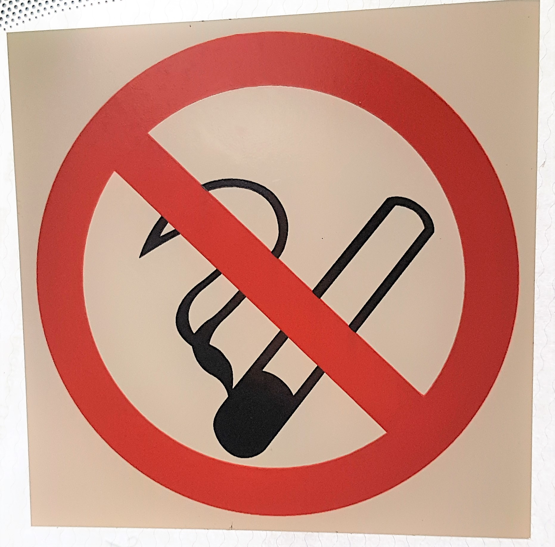 Decal - No Smoking - Double Sided - MDBTNS75